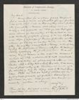 Nachlass Franz Steindachner, Brief von Alexander Agassiz an Franz Steindachner (04.01.1869), Inv.Nr. 2.01, Seite 1